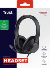 EAN 8713439254600 - Trust Ayda Max Auriculares Alámbrico Diadema Oficina/Centro de llamadas Negro imagen 8