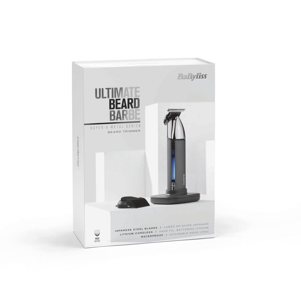 Babyliss Super-X Metal T996e Depiladora Para La Barba Batería 13 1,2 Cm Mojado Y Seco Negro