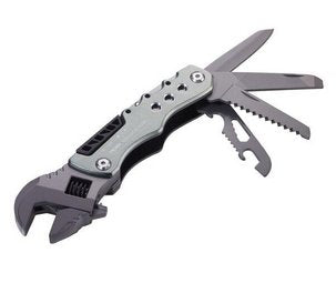 EAN 4024023202223 - TROIKA TOL44/GY alicate multiherramienta para bolsillo 12 herramientas Gris imagen 1