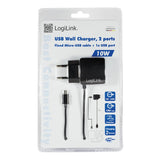 Cargador Usb 10 W Negro Logilink Pa0146