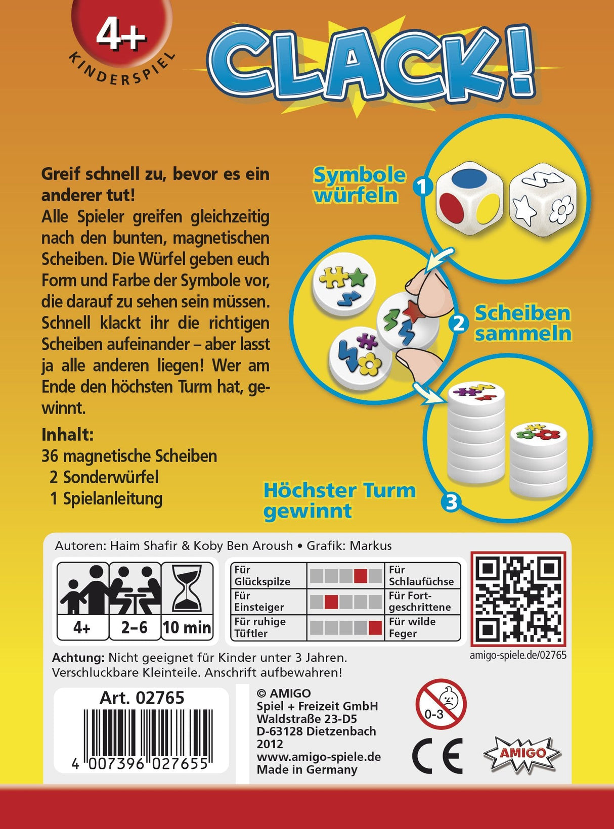 Amigo Klack!, Juego De Habilidad 4007396027655