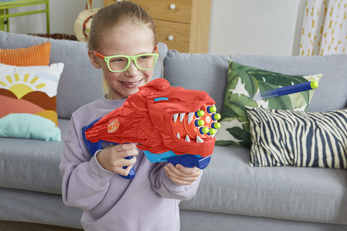 Hasbro Nerf Junior Wild Lionfury, Pistola Nerf F8646eu4
