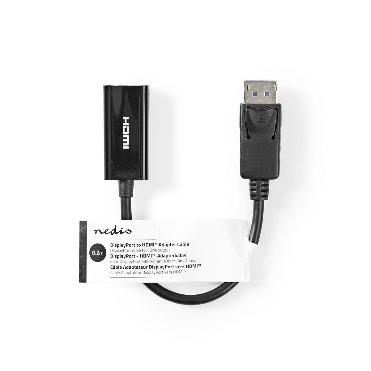 Nedis Displayport Macho Salida Hdmi   4k@30hz Niquela