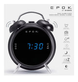 Bigben Epok Despertador Radiofonico Retro - Radio Fm Con Pantalla Led - Despertador Por Radio O Zumbador - Funciones De