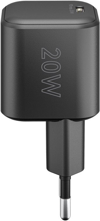Cargador Rápido Goobay 20w Usb-C Pd Gan (Negro) 76690