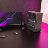 Caja Pc  Atx Mars Gaming Mc-T800 Frontal Airdot Mesh 4x Ventiladores Fdb Cablehatch Usb-C Negro