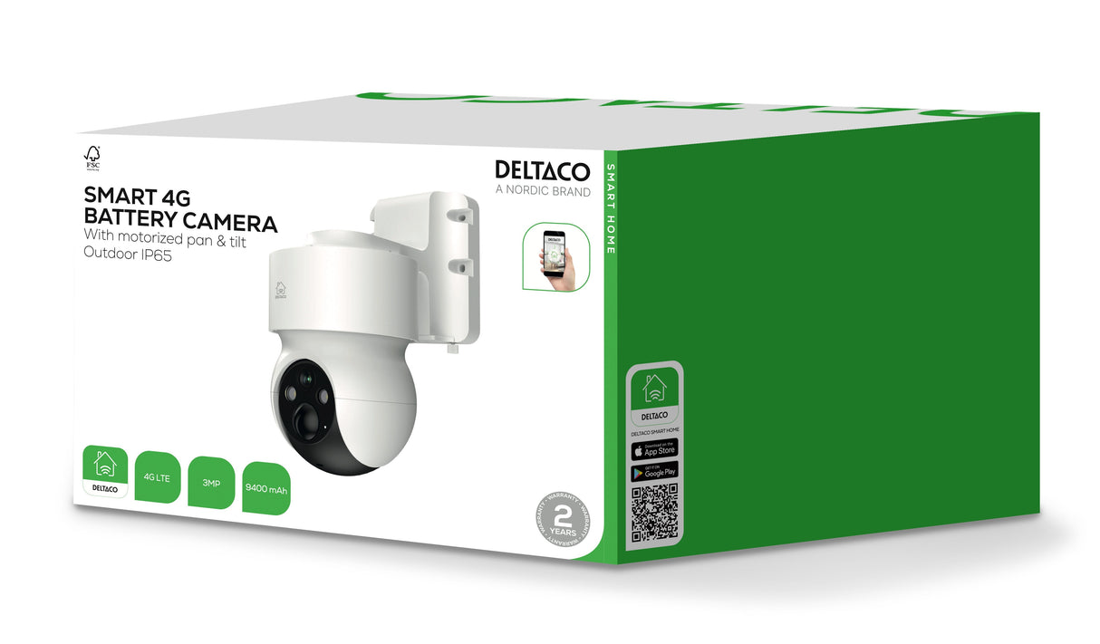 Deltaco Smart Home Kamera Sh-Ipc11-4g Akku Schwenk/Neigbar