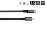 EAN 4014619881369 - Alcasa 2402-T005A cable USB USB4 Gen 2x2 0,5 m USB C Grafito imagen 3
