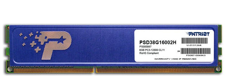 EAN 0815530013167 - Patriot Memory DDR3 8GB PC3-12800 (1600MHz) DIMM módulo de memoria 2 x 4 GB 240-pin DIMM imagen 1