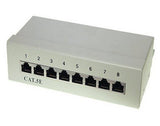 Patch Panel Cat.5e Blindado De 8 Puertos