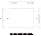EAN 5715063507780 - Ernitec ELECTRA-M248-1GB-800W switch imagen 2