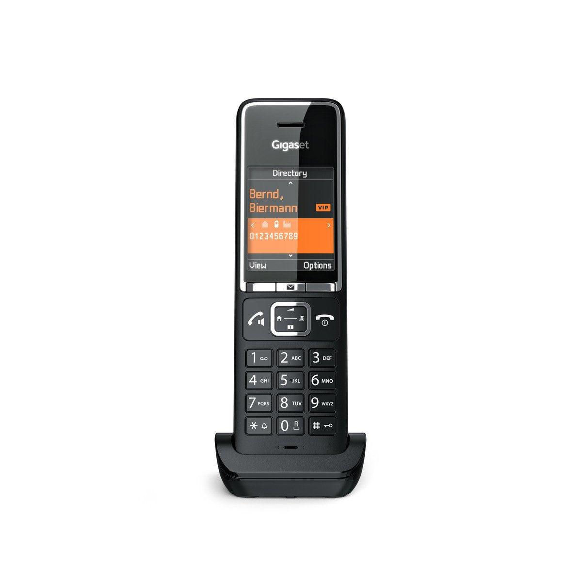 Telefono Gigaset C550hx Inalambrico Dect Negro Identificador Llamadas Manos Libres Tantalla Tft 2.2"