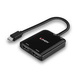 Lindy Mini Displayport A Concentrador Hdmi Mm De 2 Puertos