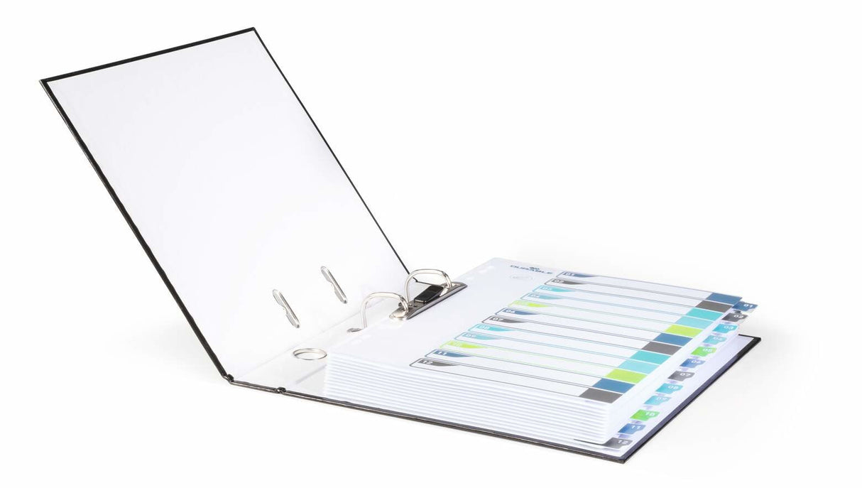 Durable 679627 Lengüeta De Índice Separador En Blanco Con Pestaña Polipropileno (Pp) Multicolor