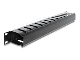 Delock 19? Cablemanagement Rangierpanel Mit Bürste 1 He Schwarz