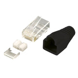 EAN 4052792027471 - LogiLink MP0022 conector RJ45 Negro, Transparente imagen 1
