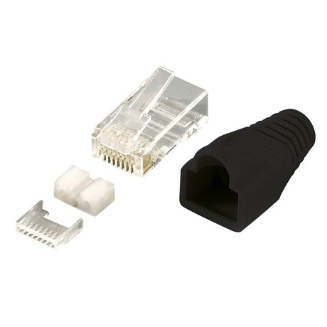 EAN 4052792027471 - LogiLink MP0022 conector RJ45 Negro, Transparente imagen 1
