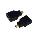 Logilink Ah0010 Adaptador De Cable Hdmi D Hdmi A Negro