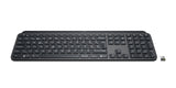 Teclado Suizo Logitech Mx Keys Retroiluminación Bluetooth 2.4 Ghz Qwerty Grafito