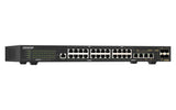 Qnap Qsw-M2130p-2c2s26t, Managed, L2, 2.5g Ethernet (100/1000/2500), Power Over Ethernet (Poe), Montaje En Rack, 1u