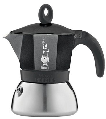 Cafetera Italiana Bialetti New Moka Induction 6 Tz Negro