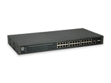 Levelone Switch 24x Ge Gep-2651      2xgsfp     370w 24xpoe+
