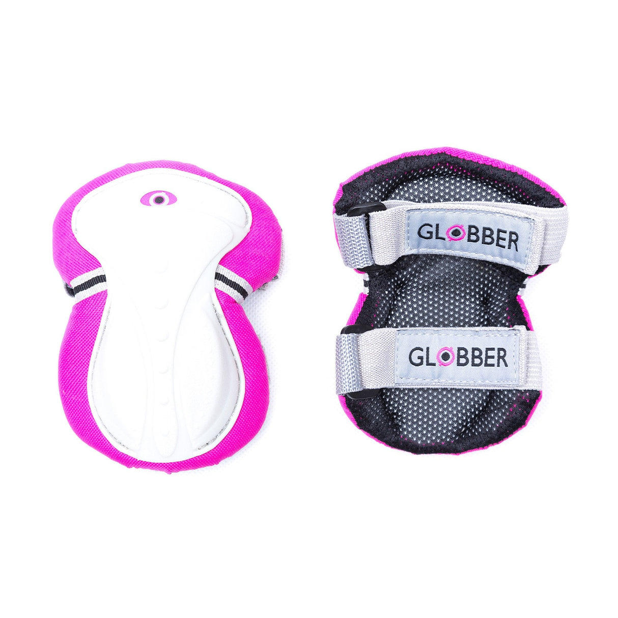 Globber Elbow And Knee Pads Protective Junior  Deep Pink Xs Range B ( 25-50kg ),541-110