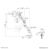 EAN 8717371443047 - Neomounts DS70-250SL1 soporte para monitor 88,9 cm (35") Escritorio Plata imagen 20