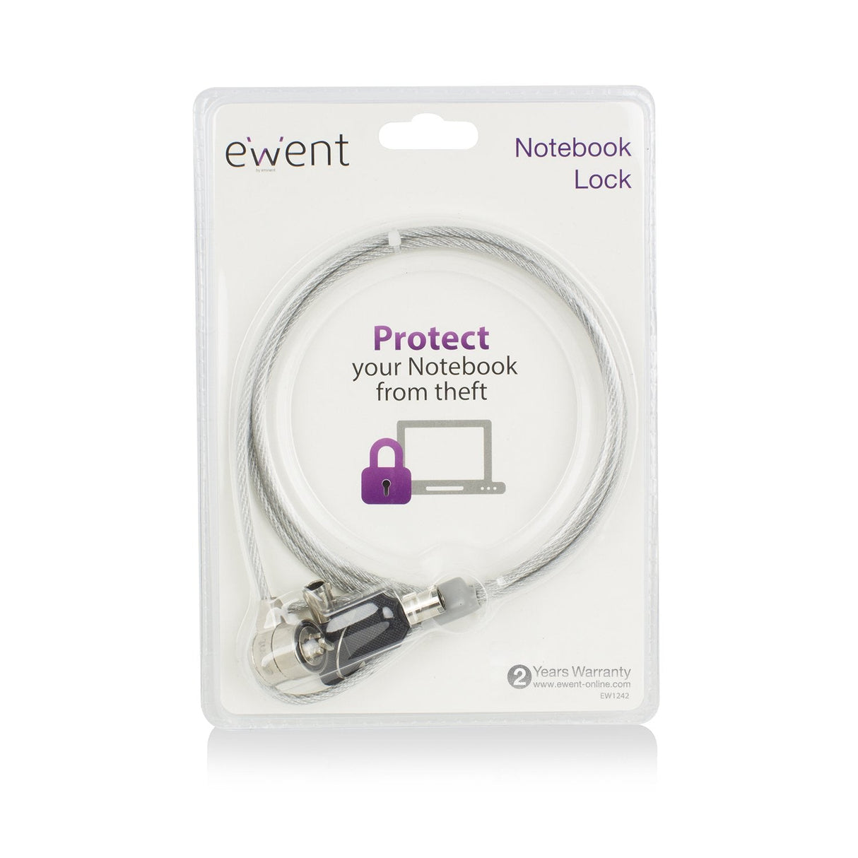 Ewent Candado Seguridad Para Portatil. 1,5m