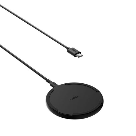 EAN 0745883910922 - Belkin WIA012HQBK cargador de dispositivo móvil Smartphone Negro Corriente alterna Cargador inalámbrico C imagen 1