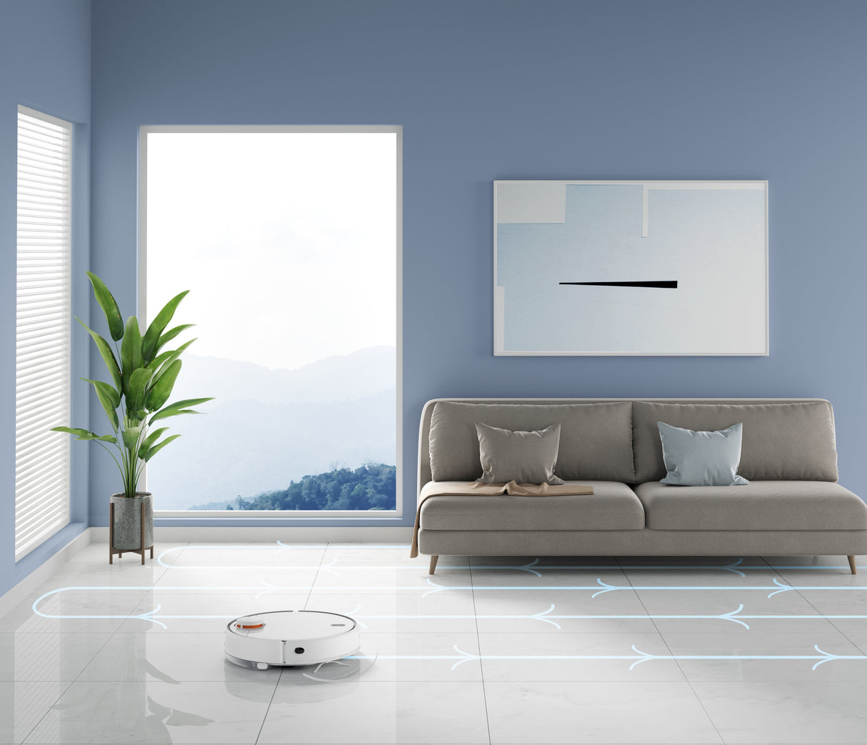Robot Aspirador Xiaomi Mi Robot Vacuum Mop 2 Pro  Friegasuelos  Control Por Wifi  Blanco