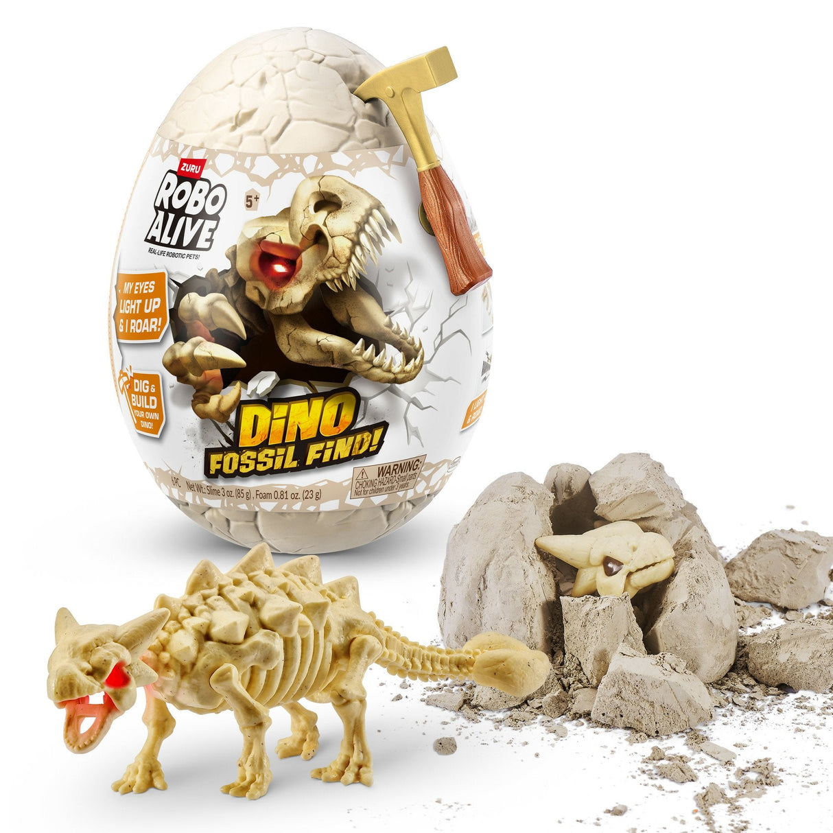 Figura Zuru Robo Alive Dino Fossil Encuentra Sorpresa 7156