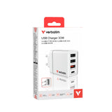 Cargador De Pared Verbatim Chr-30eu2 1xusb Tipo-C 3xusb 30w