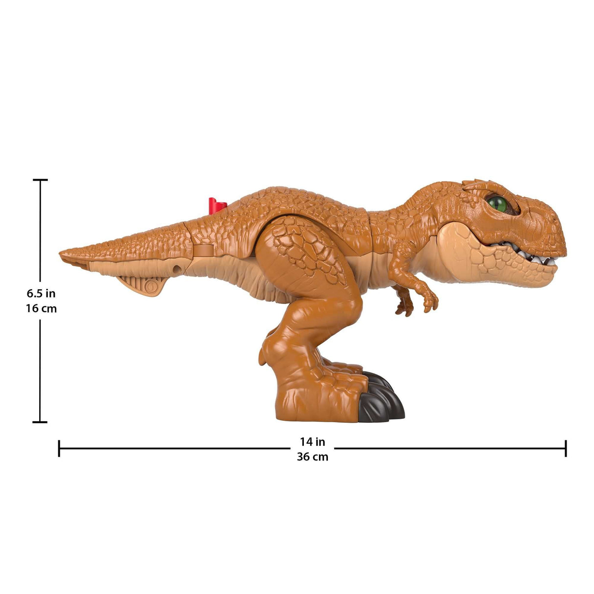 Imaginext Jurassic World Wütender Action T-Rex, Spielfigur Hfc04
