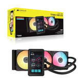 Refrigeracion Liquida Icue Link Titan Ii 360 Rx Lcd Black Corsair 360 Mm / Rgb / Intel 1851-1700 / Amd Am5-Am4 / 400-2100 Rpm /