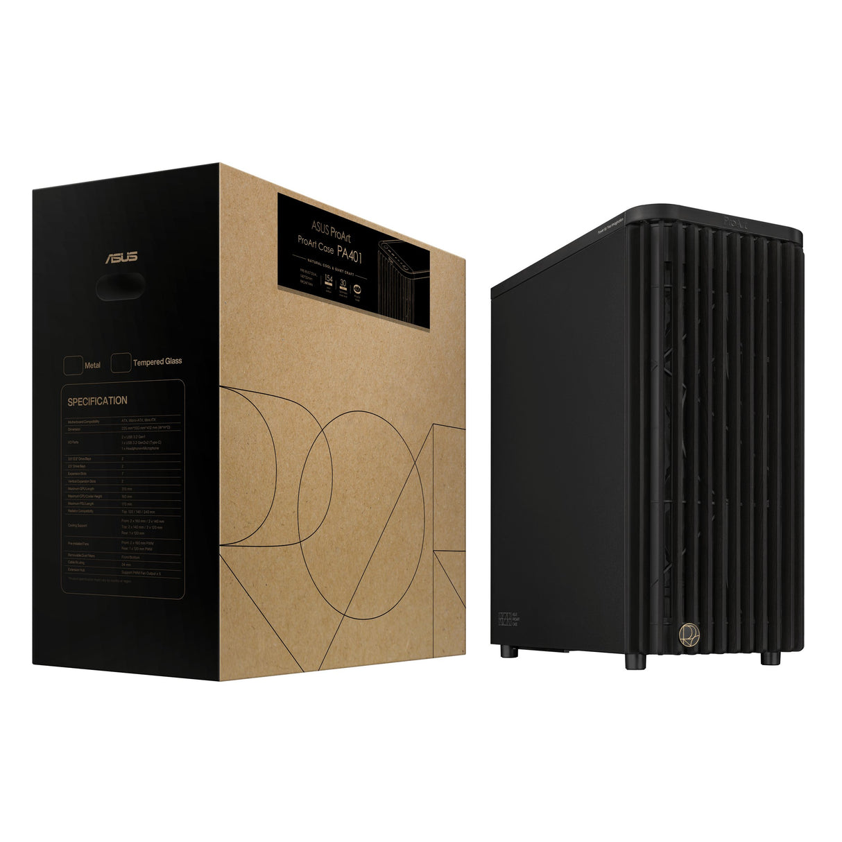 EAN 4711387654705 - ASUS ProArt PA401 Wood METAL PWM (Black) Torre Negro imagen 20