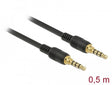 EAN 4043619855926 - DeLOCK 85592 cable de audio 0,5 m 3,5mm Negro imagen 1