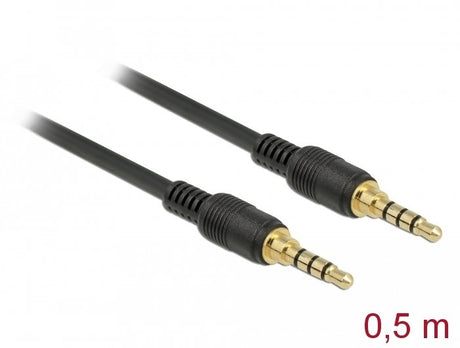 EAN 4043619855926 - DeLOCK 85592 cable de audio 0,5 m 3,5mm Negro imagen 1