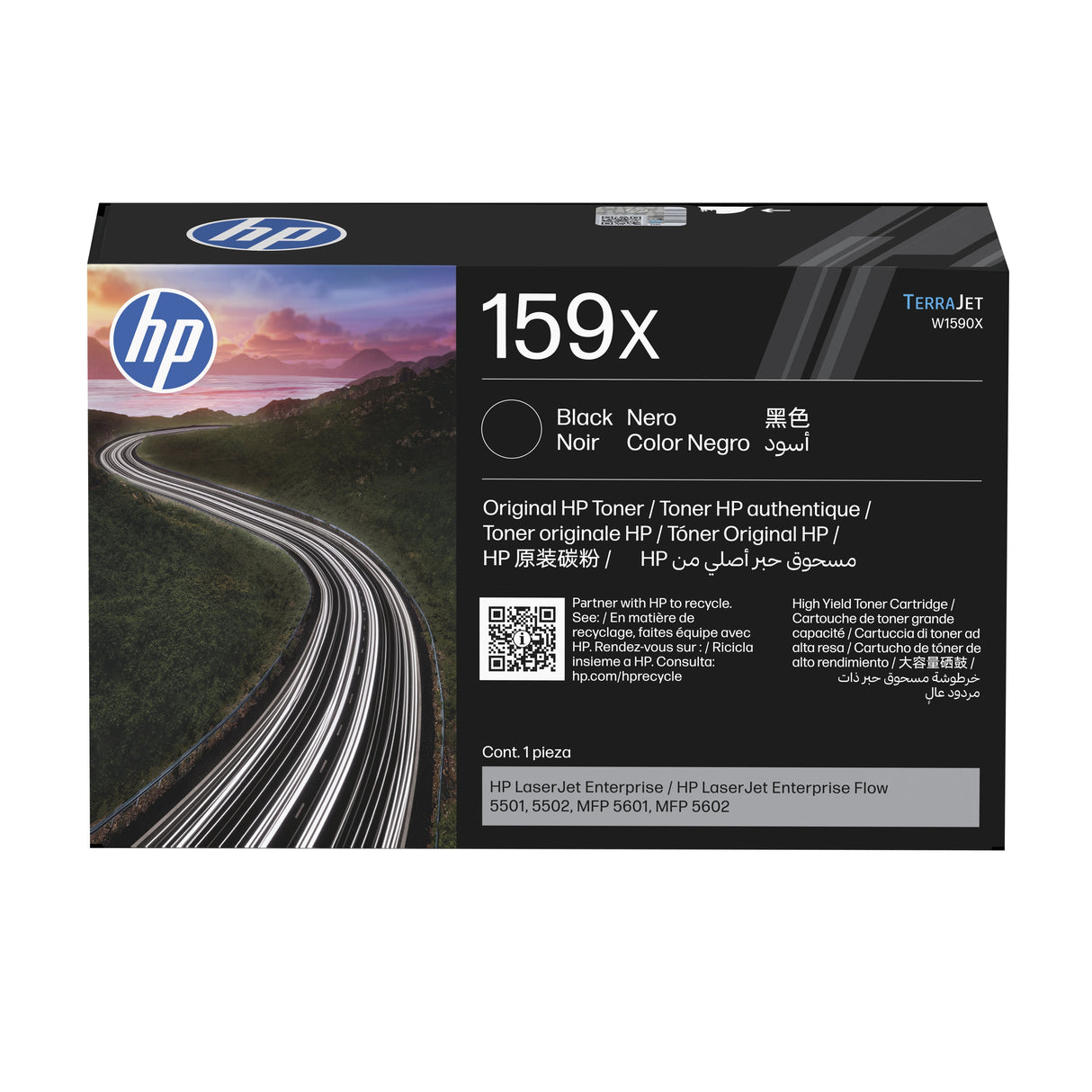 Hp Toner Negro 159x Alta Para Laserjet Enterprise Flow 5501, Mfp 5601 10000p