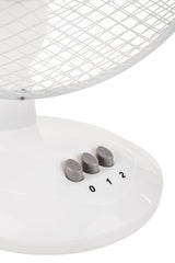 Adler Ad 7302 Desk Fan, Diameter 23cm, 2 Speed Settings, Up-Down Adjustment, Stable Base, Power 35w