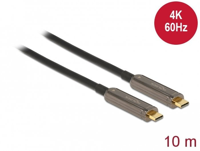 Delock Aktives Optisches Usb-C Video Cable 4k 60 Hz 10 M