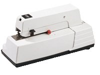 Rapid Grapadora Electrica Classic 90ec - 30 Hojas - Carga Frontal - Grapas 44/6-7mm - Blanco/Negro