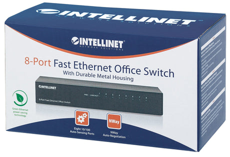 EAN 0763615761307 - Intellinet 8-Port Fast Ethernet Office Switch Fast Ethernet (10/100) Negro imagen 7