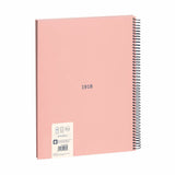Milan Cuaderno Espiral Formato A4 Cuadricula 5x5mm - 80 Hojas De 95 Gr/M2 - Microperforado, 4 Taladros - Color Rosa