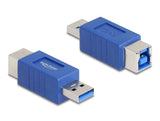 Delock Usb 5 Gbps Adapter Usb Typ-A Stecker Zu Usb Typ-B Buchse (Gekreuzt)