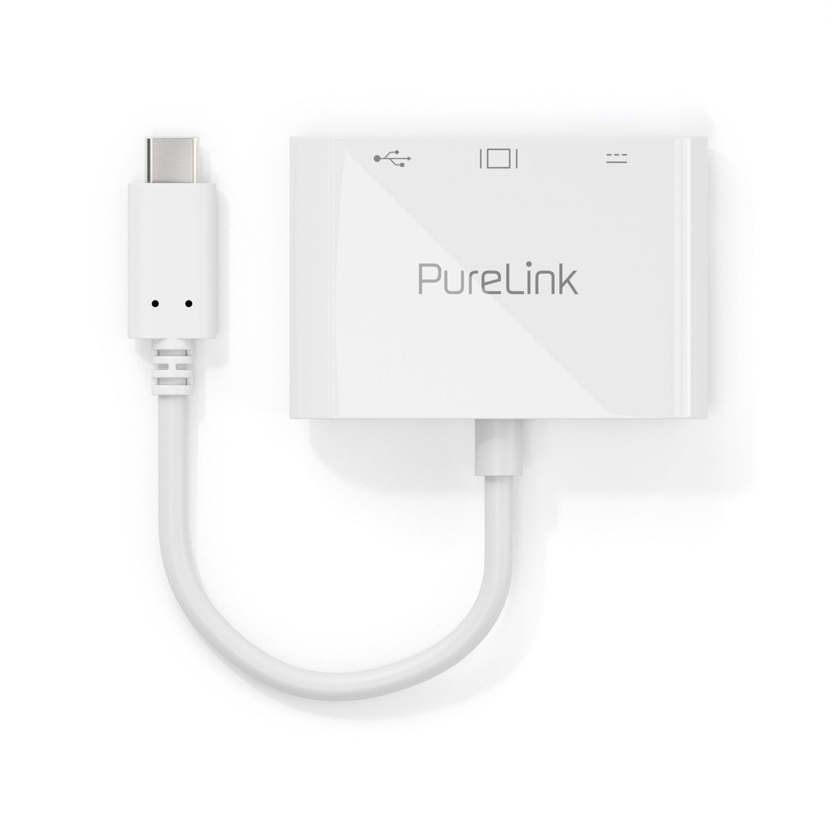 Adaptador Purelink Usb-C A Multipuerto - Iseries - Blanco - 0.10m