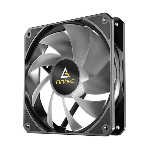 Kit 3 Ventiladores Pc  Auxiliar P12 A-Rgb Negro Antec Pack De 3/ Argb Pwm 120mm/ Anti-Vibration