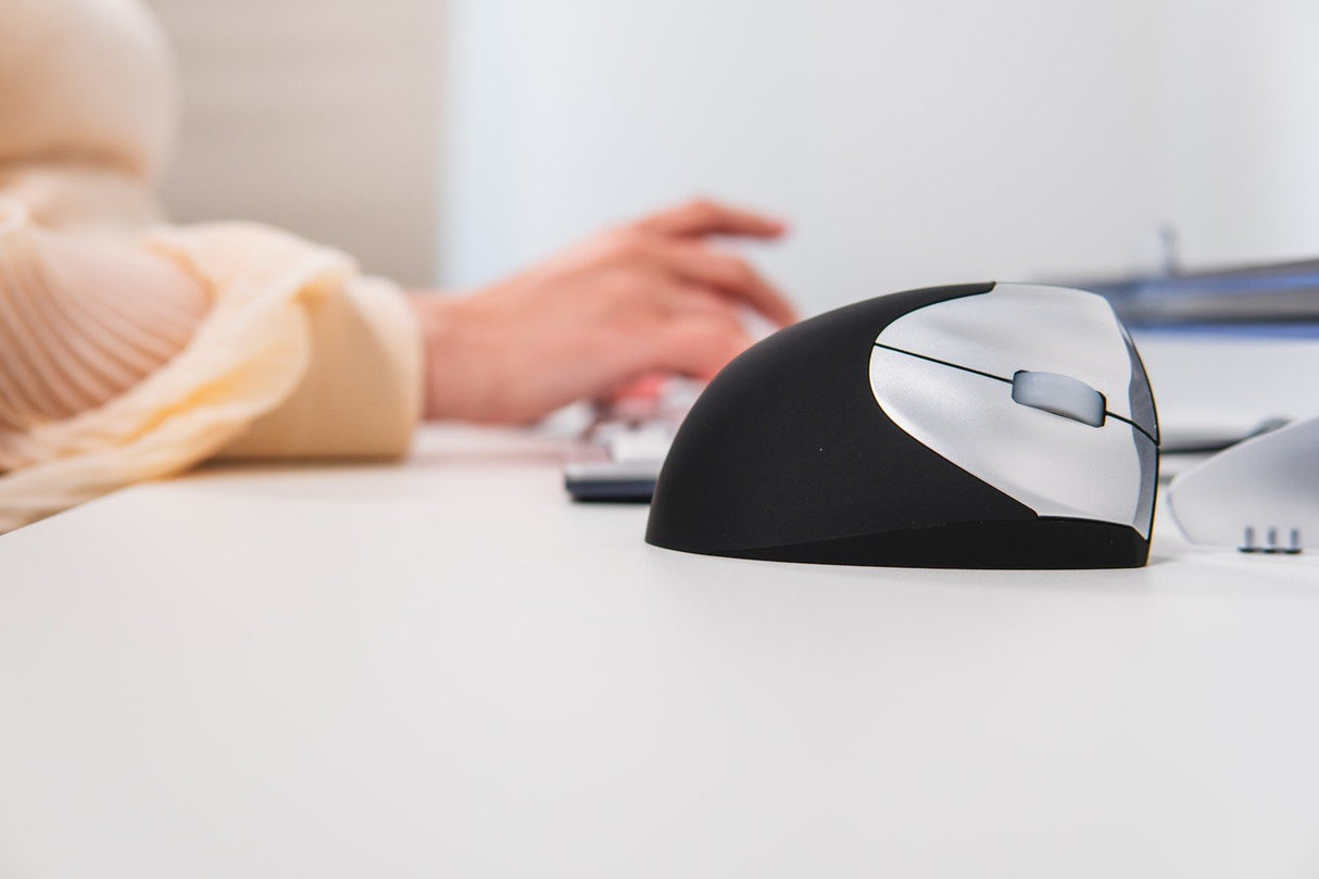 Bakkerelkhuizen Handshake Mouse Inalámbrico Para Zurdos