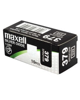 Maxell Micro Pilas Planas Óxido De Plata 1,55v - Sr521sw 379 Caja 10u