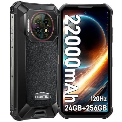 EAN 6931940735711 - Oukitel WP19 Pro 17,3 cm (6.8") SIM doble Android 13 4G USB Tipo C 8 GB 256 GB 22000 mAh Negro imagen 1